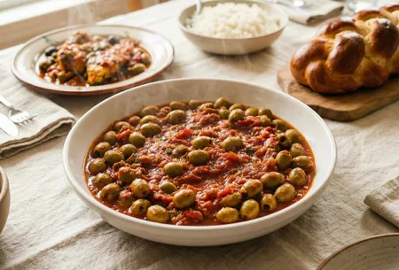 זיתים ברוטב פיקנטי